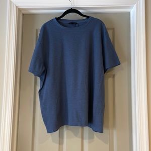 |BR| Men’s Supima Cotton Blue Crew Neck T-Shirt Size XL